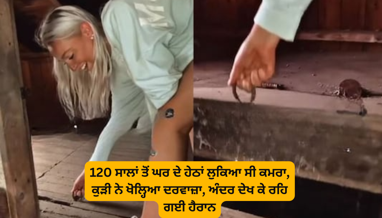 120 ਸਾਲਾਂ ਤੋਂ ਘਰ ਦੇ ਹੇਠਾਂ ਲੁਕਿਆ ਸੀ ਕਮਰਾ, ਕੁੜੀ ਨੇ ਖੋਲ੍ਹਿਆ ਦਰਵਾਜ਼ਾ, ਅੰਦਰ ਦੇਖ ਕੇ ਰਹਿ ਗਈ ਹੈਰਾਨ